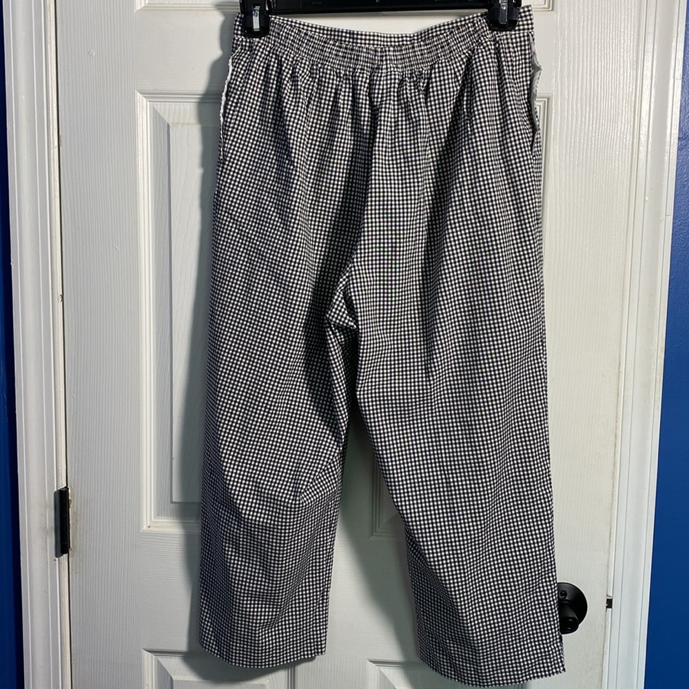 Alfred Dummer Checkered Capris, Size 12 - Picture 2 of 6